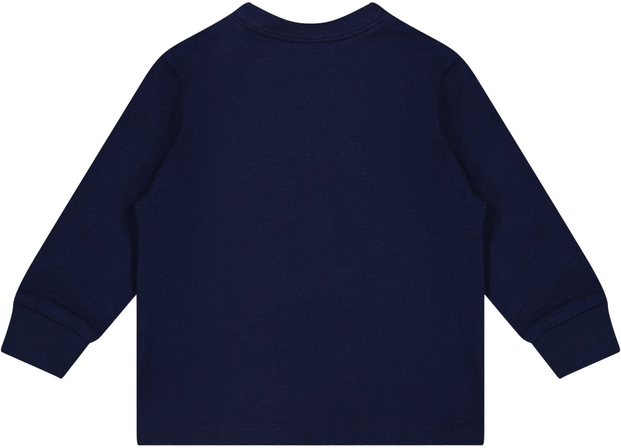 Ralph Lauren Ralph Lauren Baby Jongens T-Shirt In Navy Blauw