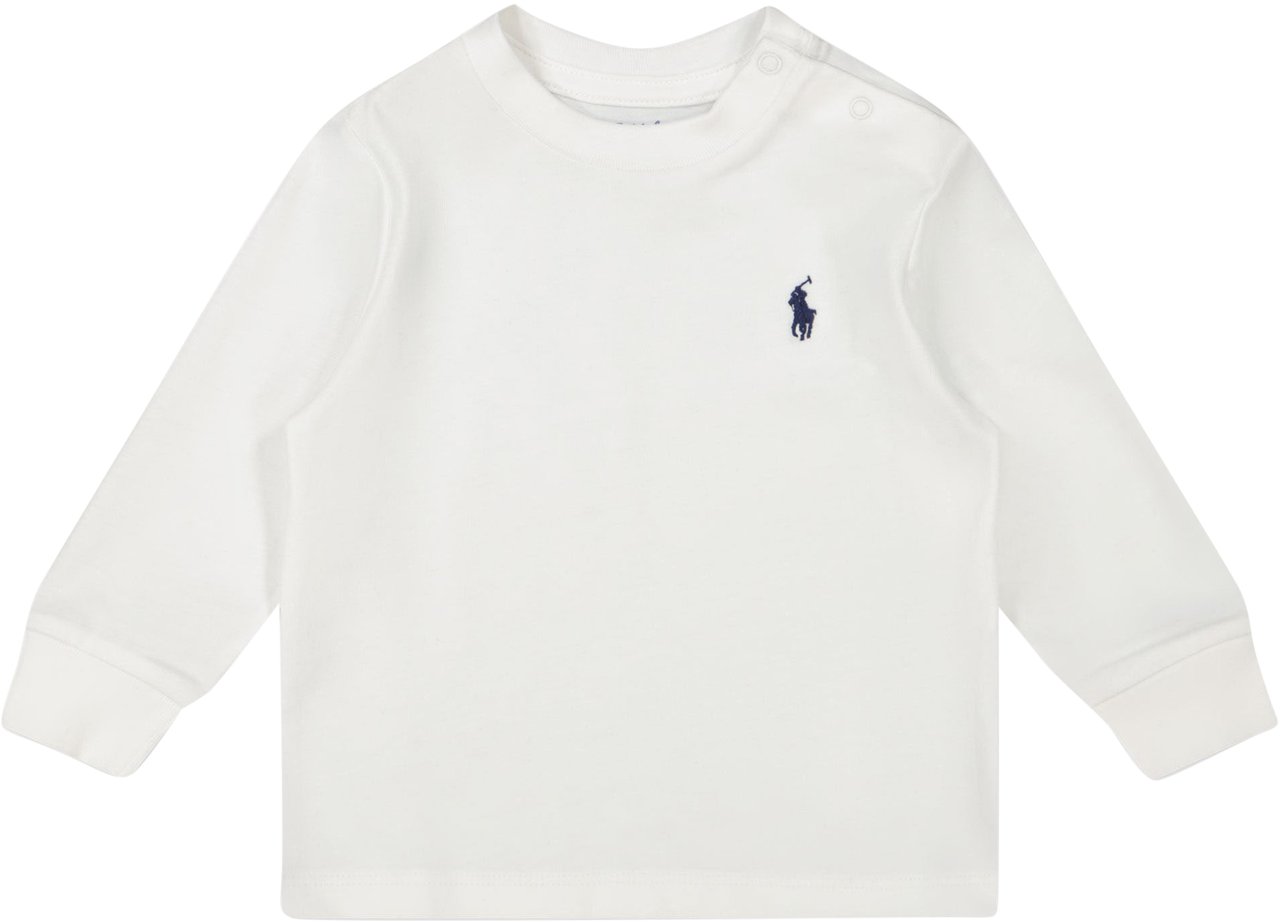 Ralph Lauren Ralph Lauren Baby Jongens T-Shirt In Wit Wit