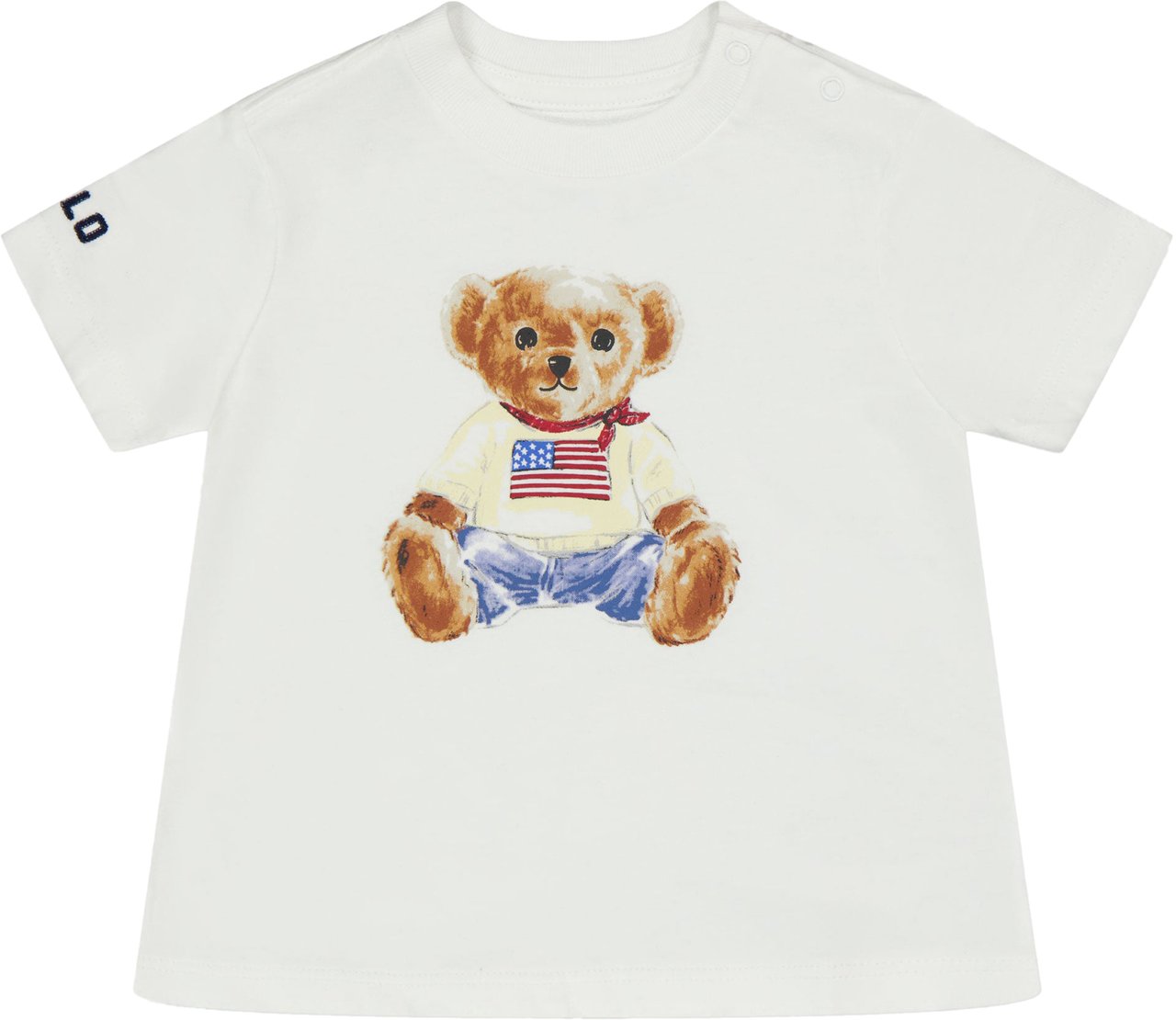 Ralph Lauren Ralph Lauren Baby Jongens T-Shirt In Wit Wit