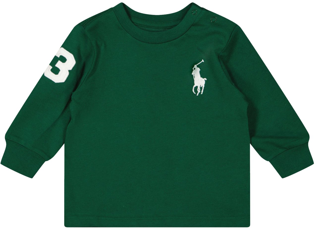 Ralph Lauren Ralph Lauren Baby Jongens T-Shirt In Groen Groen
