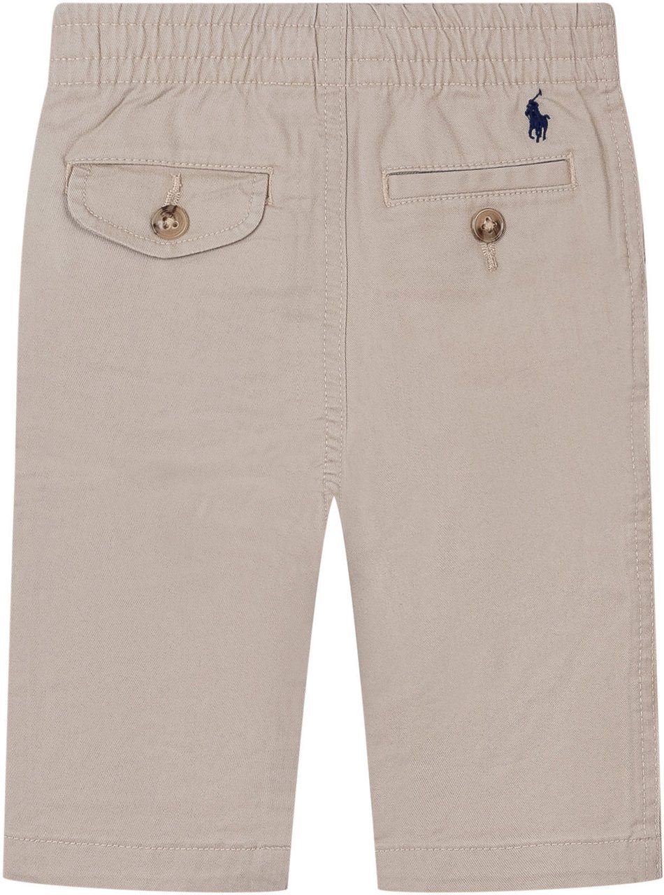 Ralph Lauren Pantaloni Prepster con Vita Elasticizzata Beige