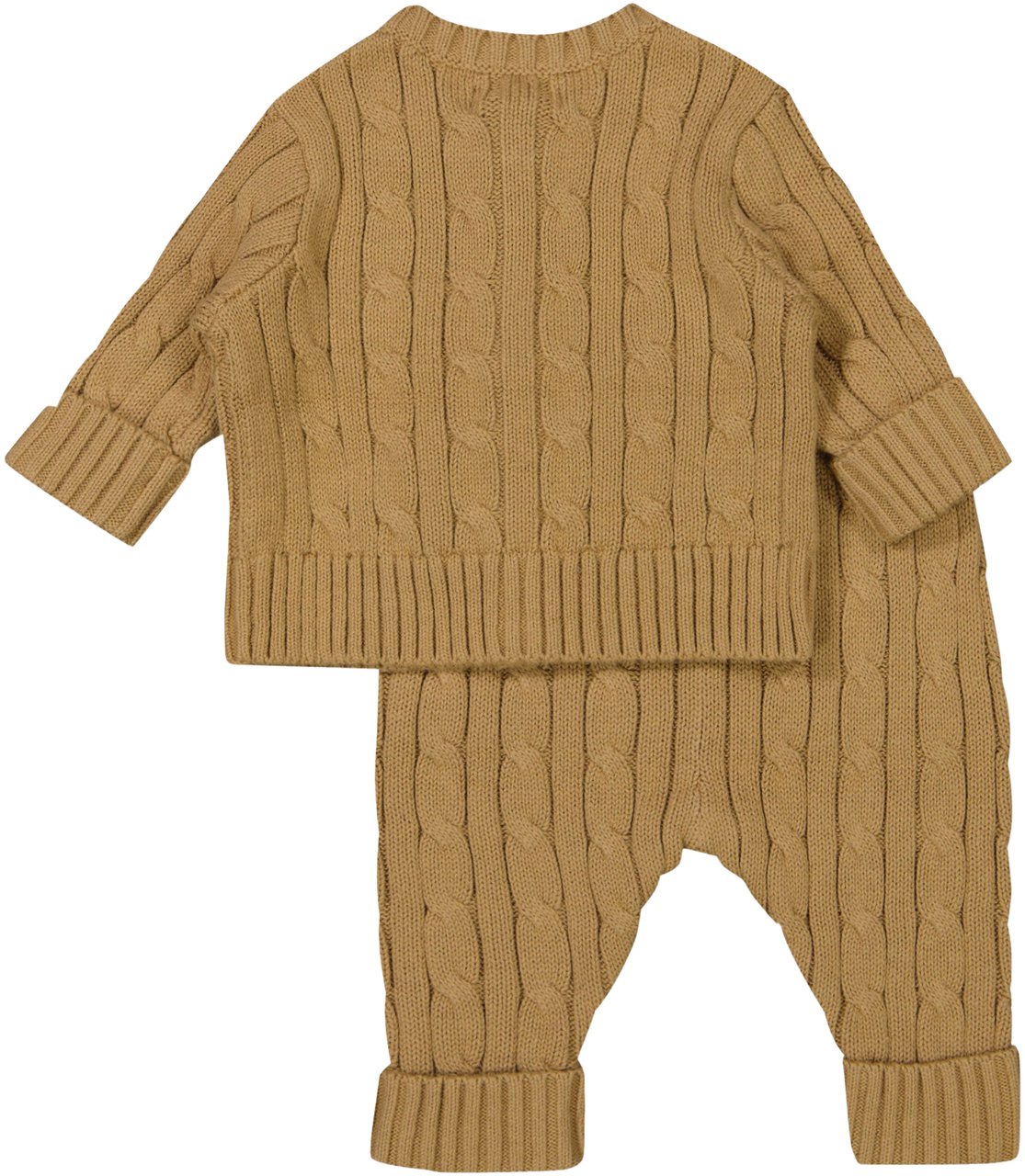 Ralph Lauren Ralph Lauren Baby Unisex Setje In Camel Taupe