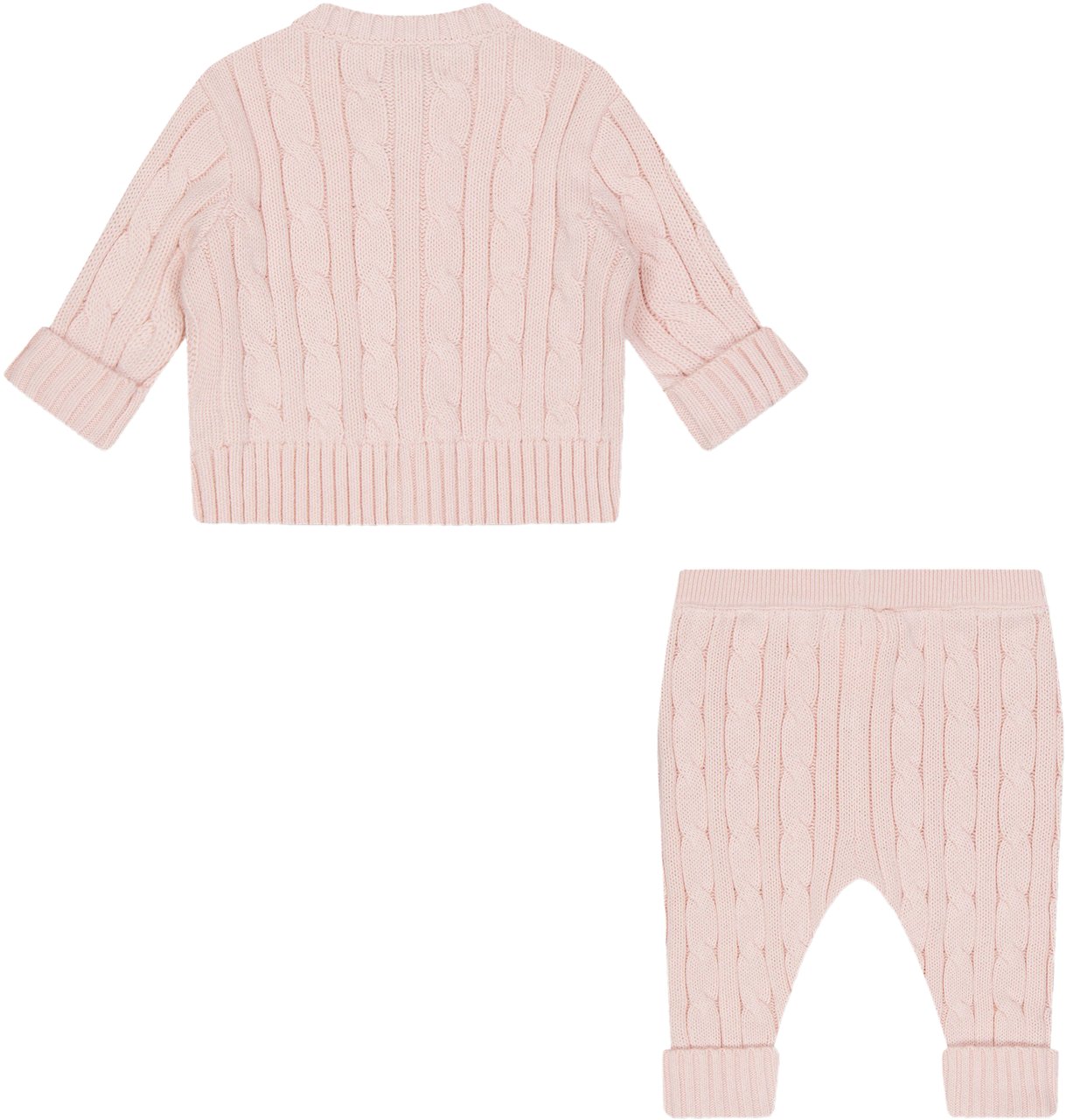 Ralph Lauren Ralph Lauren Baby Unisex Setje In Licht Roze Roze