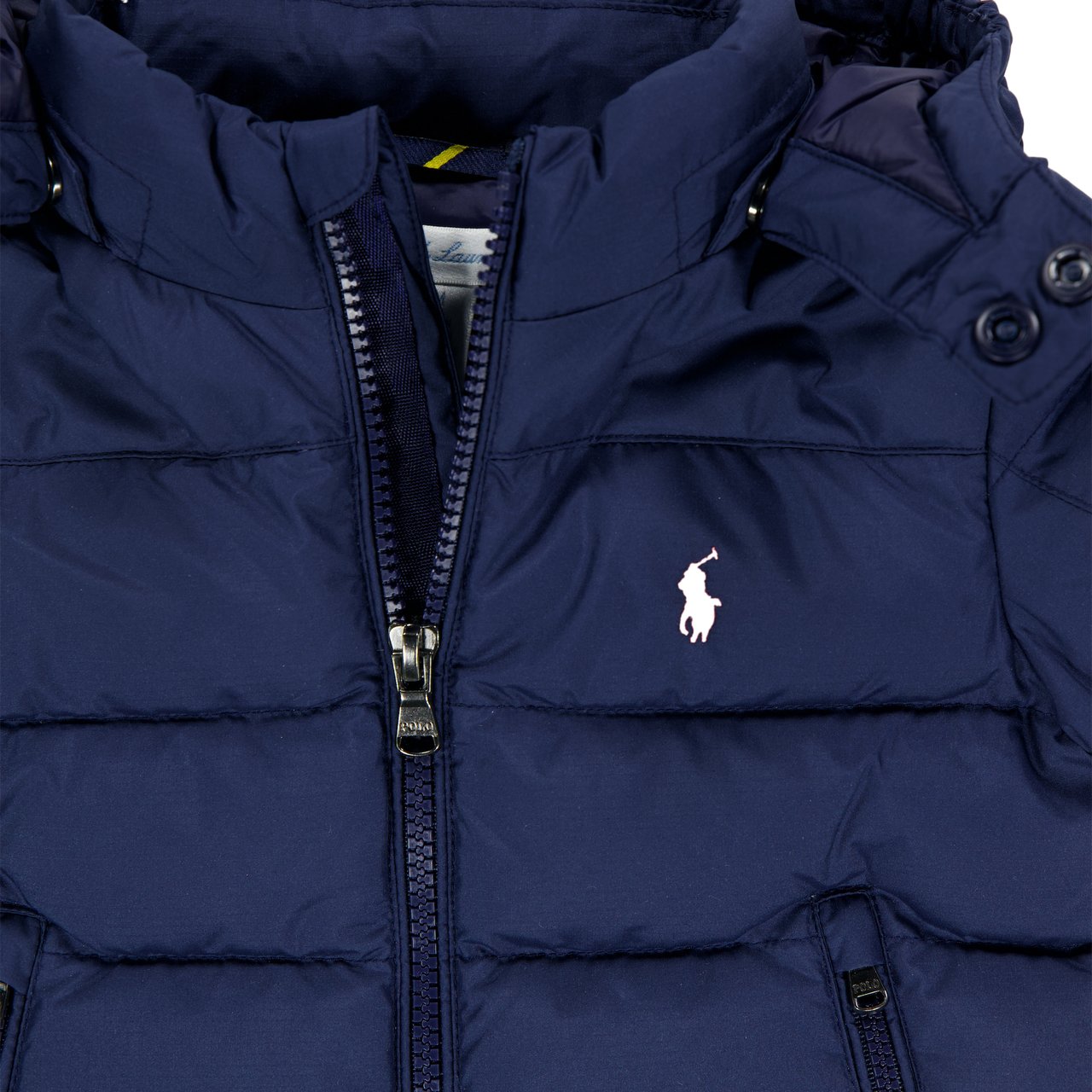Ralph Lauren Ralph Lauren Baby Jongens Winterjas In Navy Blauw