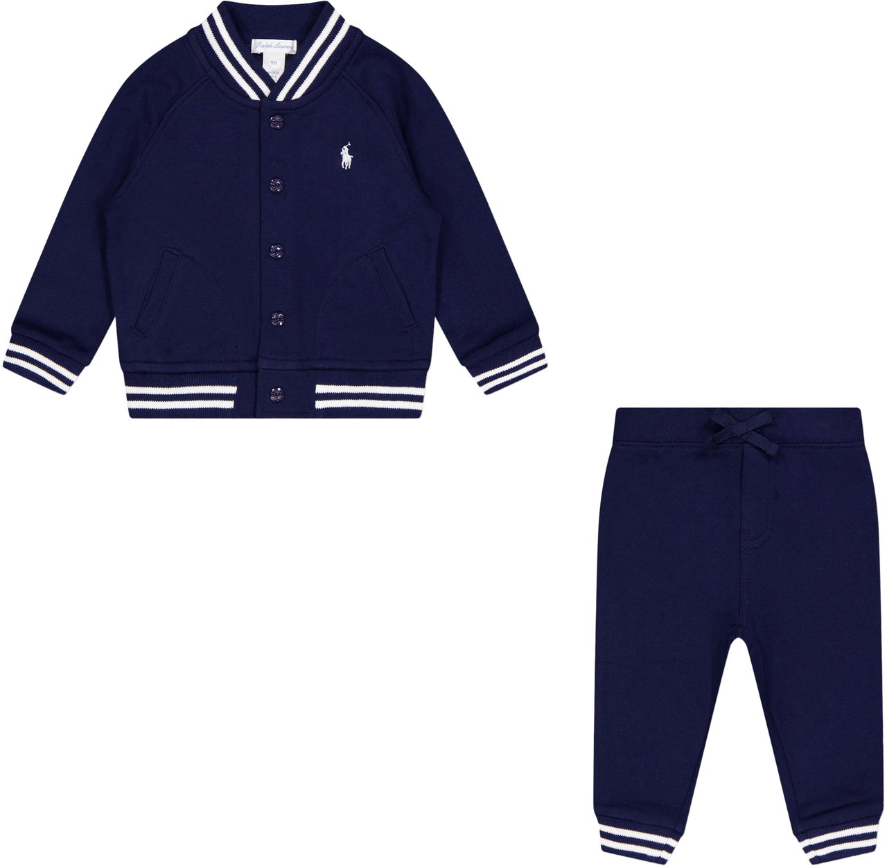 Ralph Lauren Ralph Lauren Baby Jongens Joggingpak In Navy Blauw