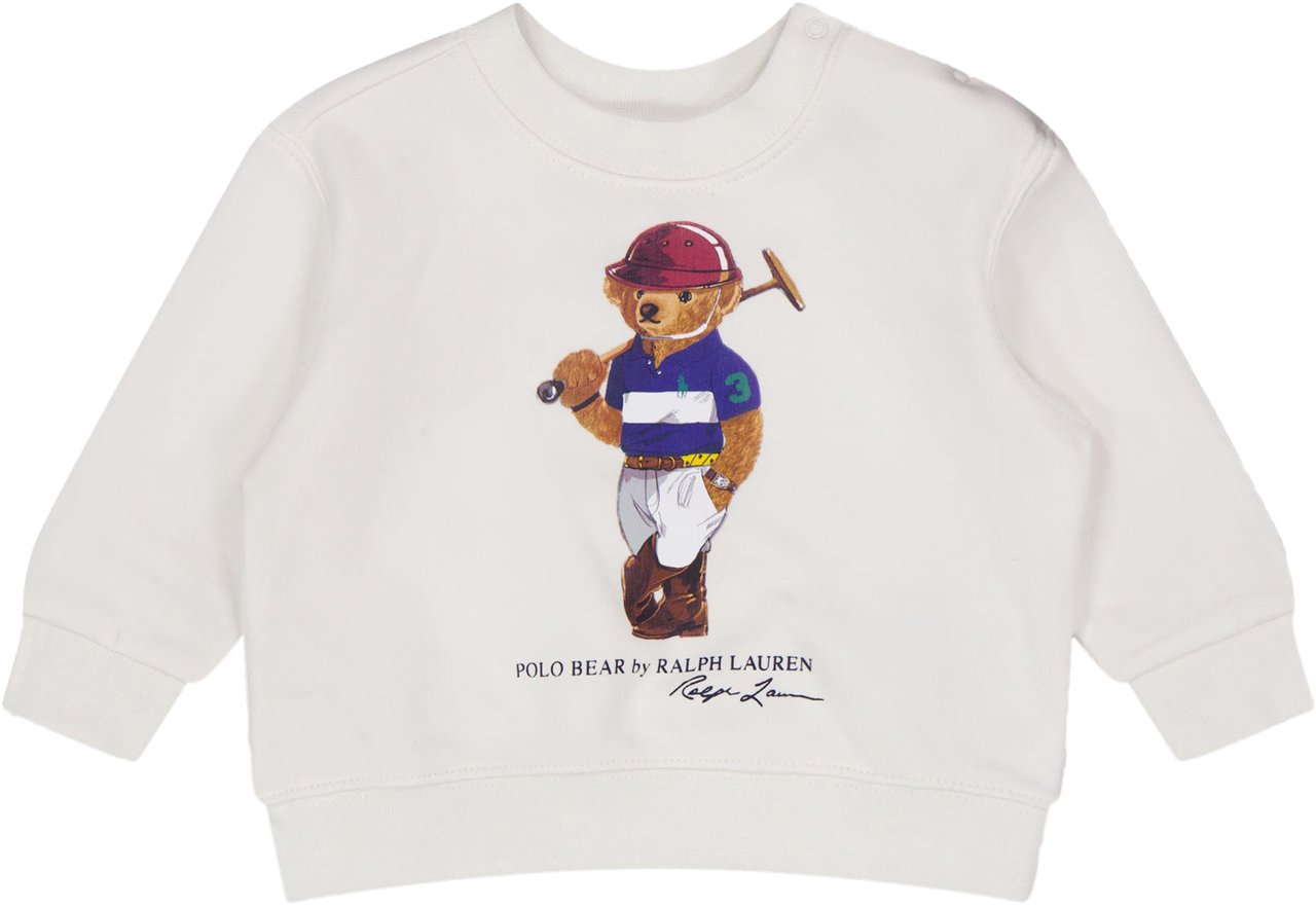 Ralph Lauren Ralph Lauren Baby Jongens Trui In Wit Wit