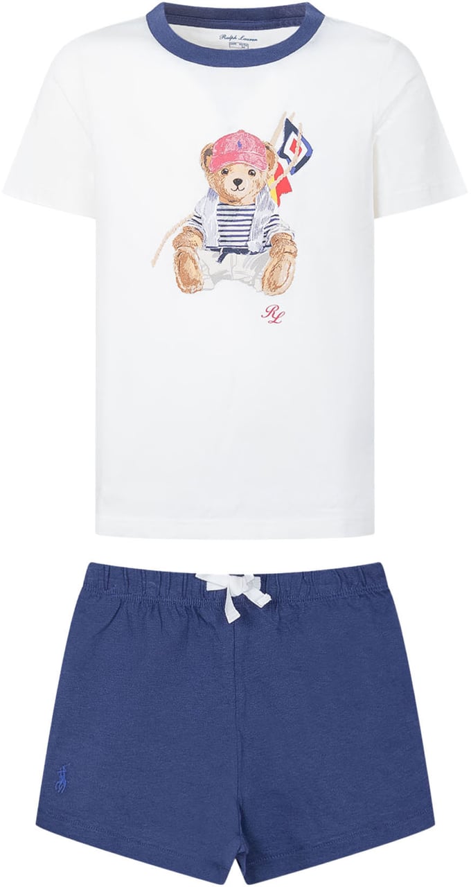 Ralph Lauren Completo T-Shirt e Shorts in Jersey Divers