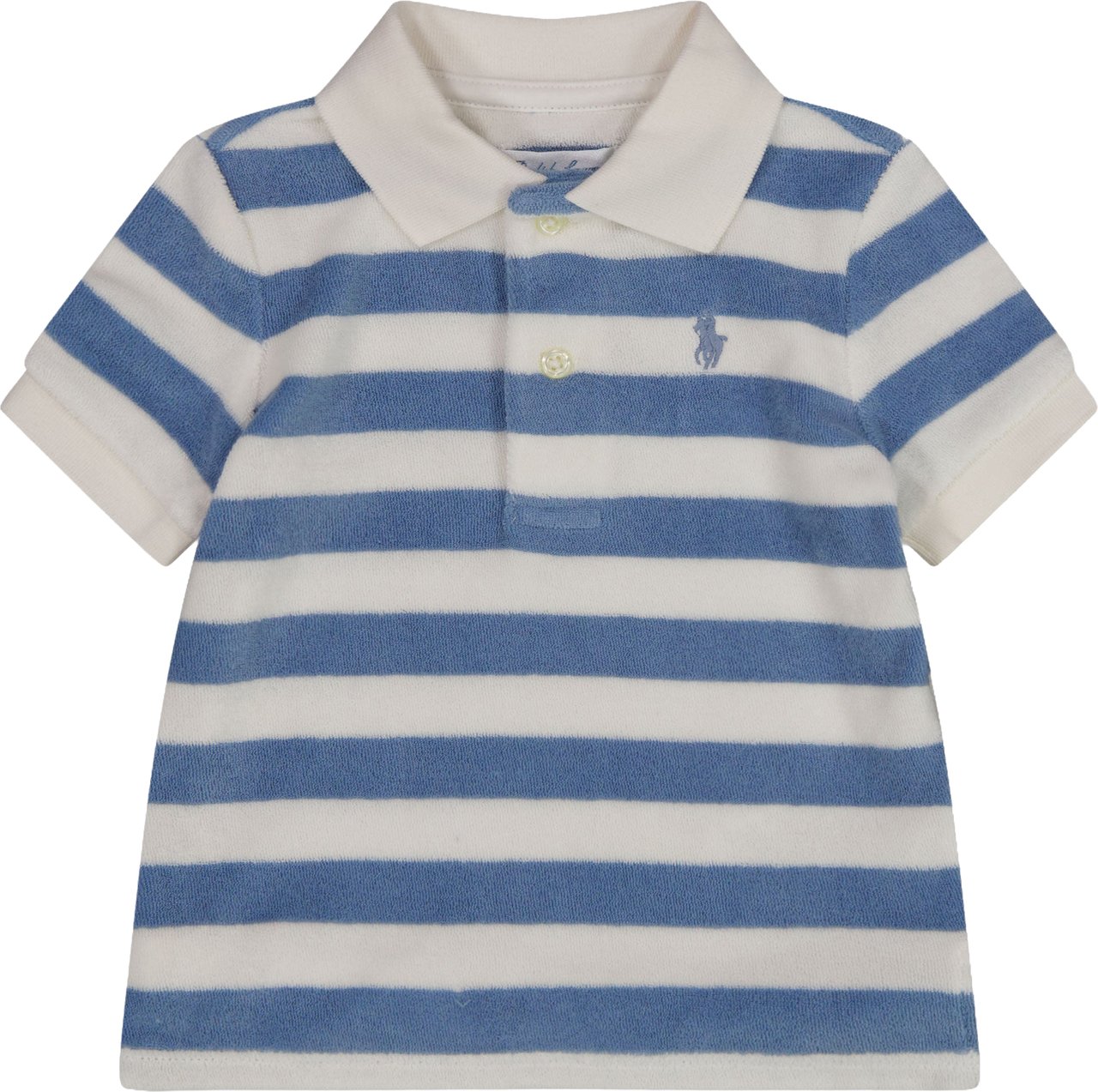 Ralph Lauren Baby Jongens Setje In Licht Blauw Blauw