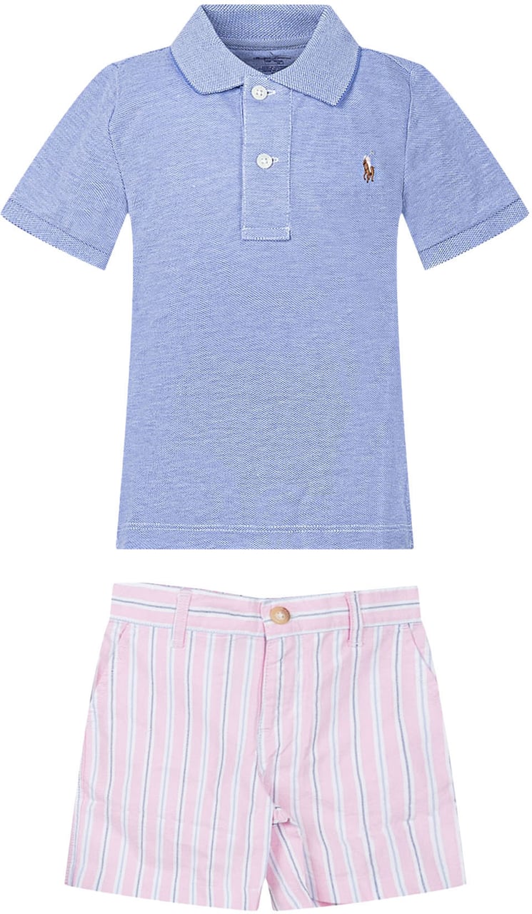 Ralph Lauren Completo Polo e Shorts a Righe Divers