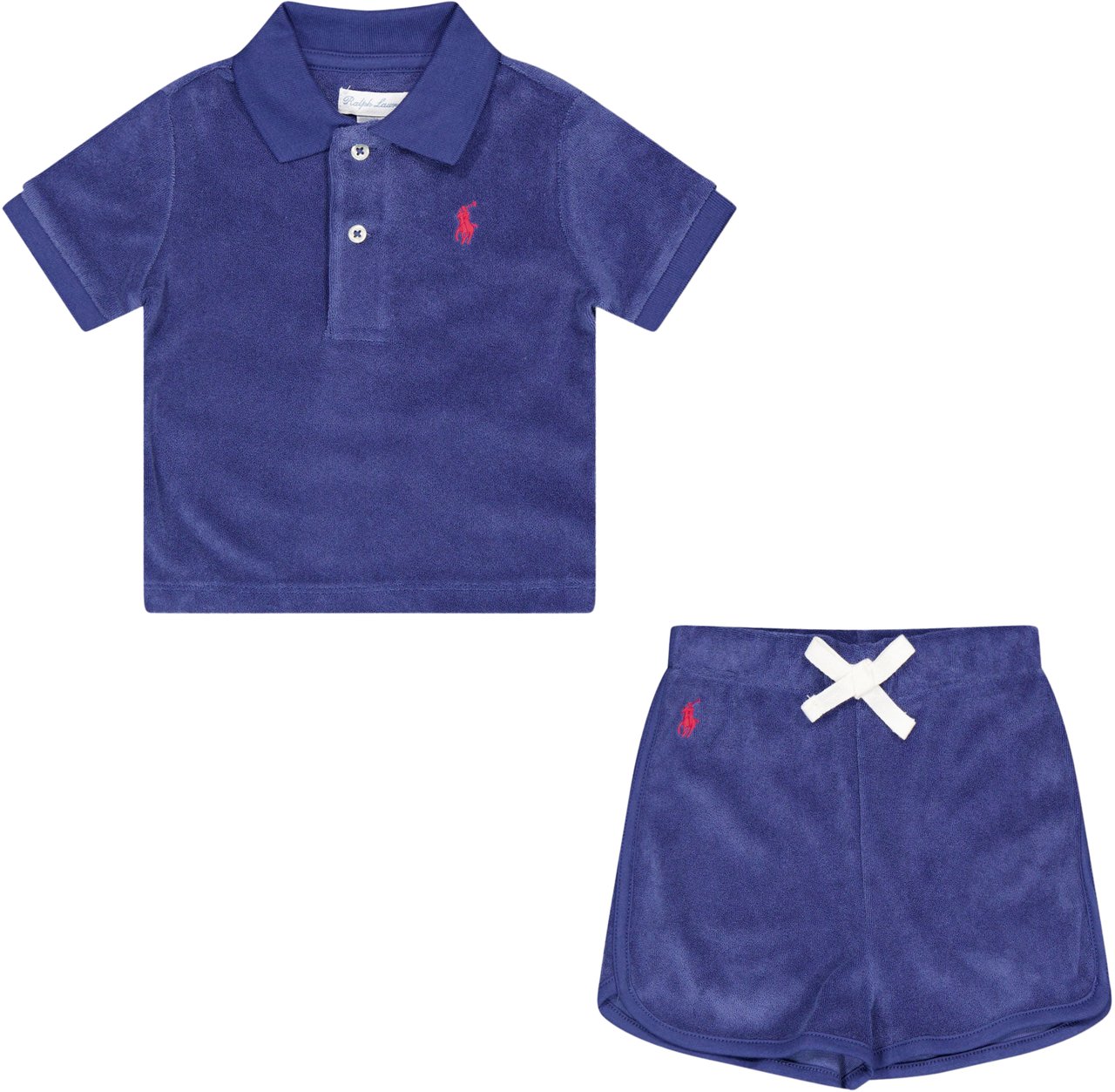 Ralph Lauren Ralph Lauren Baby Jongens Setje In Navy Blauw