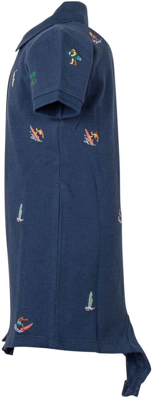 Ralph Lauren Tutina Polo con Ricami Navy