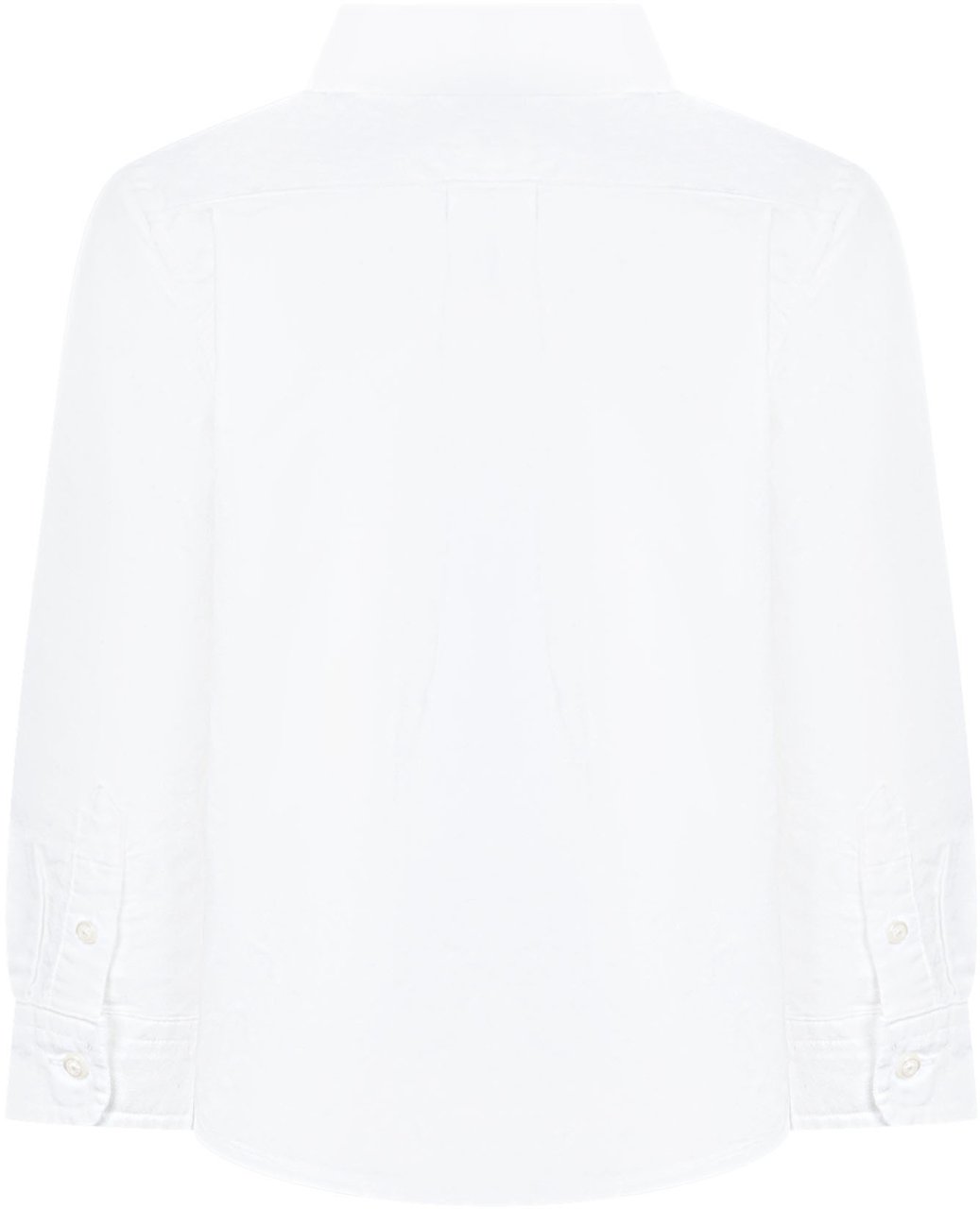 Ralph Lauren Camicia in Cotone con Colletto Button-Down Wit