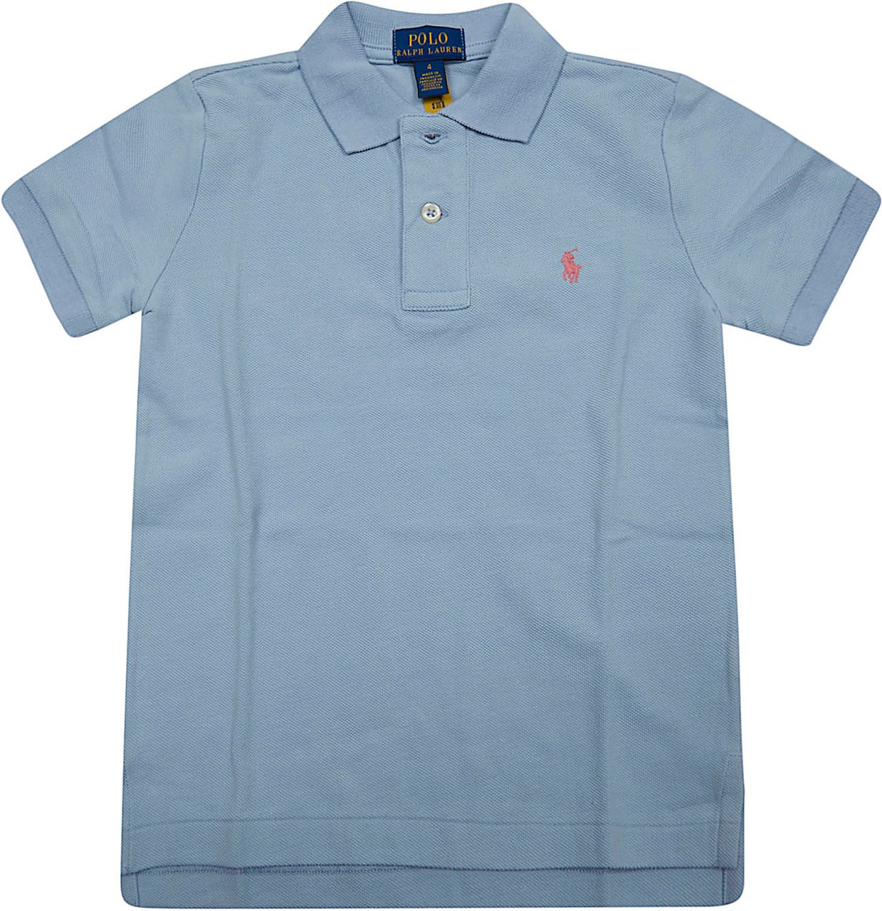 RALPH LAUREN KIDS SS KC-TOPS-KNIT Lichtblauw