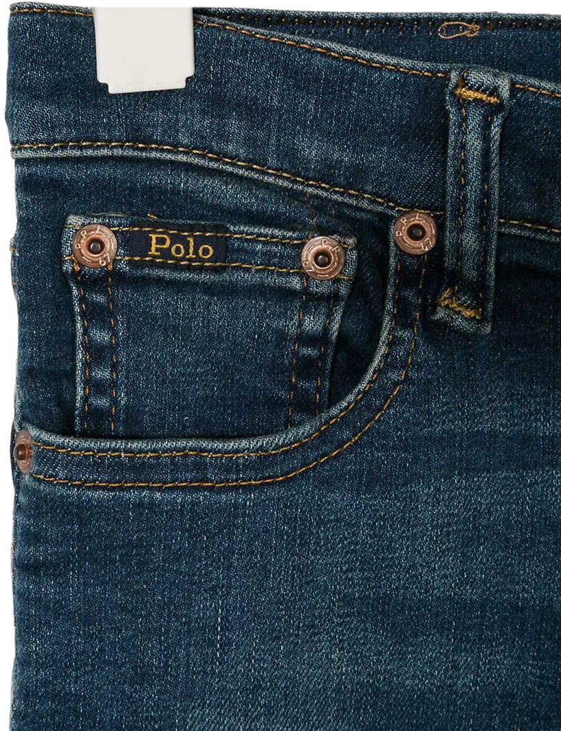Ralph Lauren eldridge bottom denim white Wit
