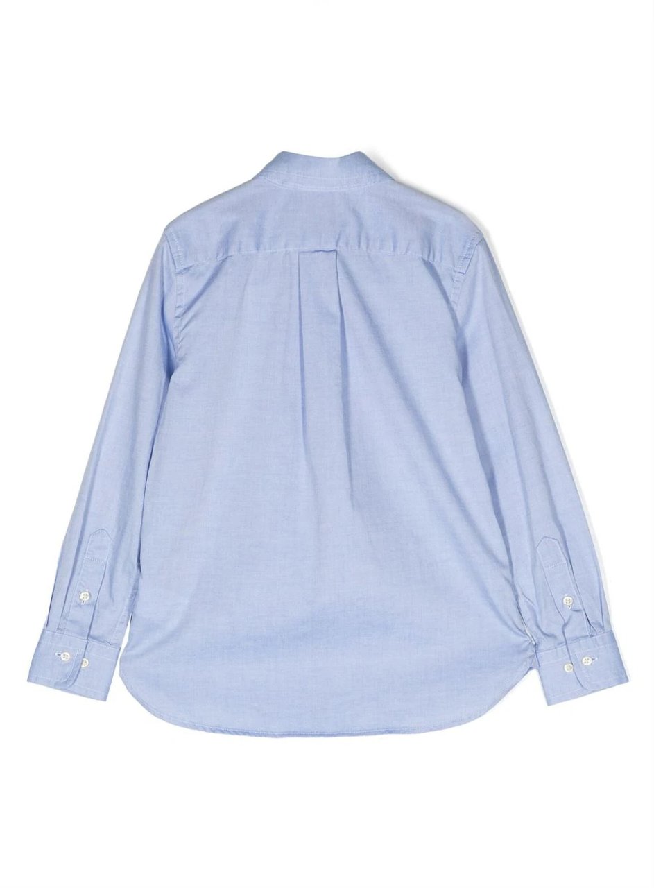 Ralph Lauren slim fit top blue Blauw