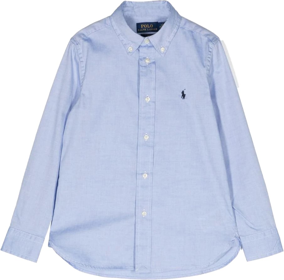 Ralph Lauren slim fit top blue Blauw