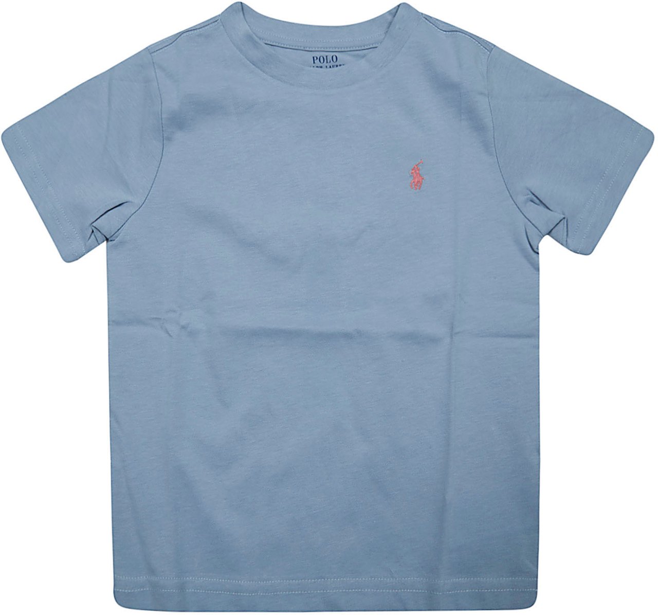 RALPH LAUREN KIDS SS CN-TOPS-T-SHIRT Lichtblauw