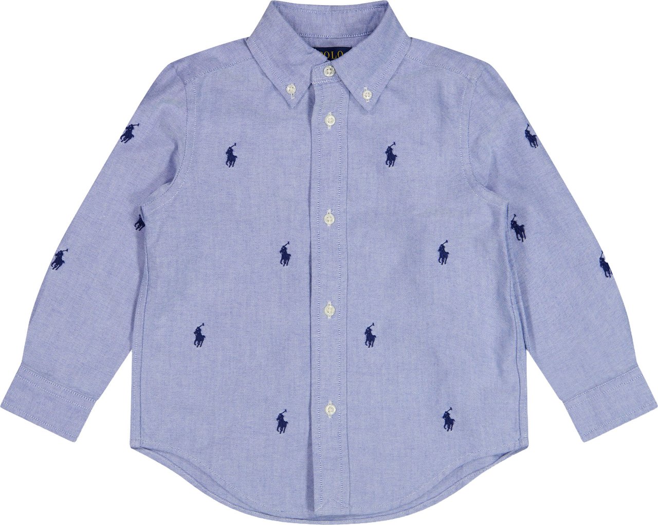 Ralph Lauren Kinder Jongens Blouse In Licht Blauw Blauw