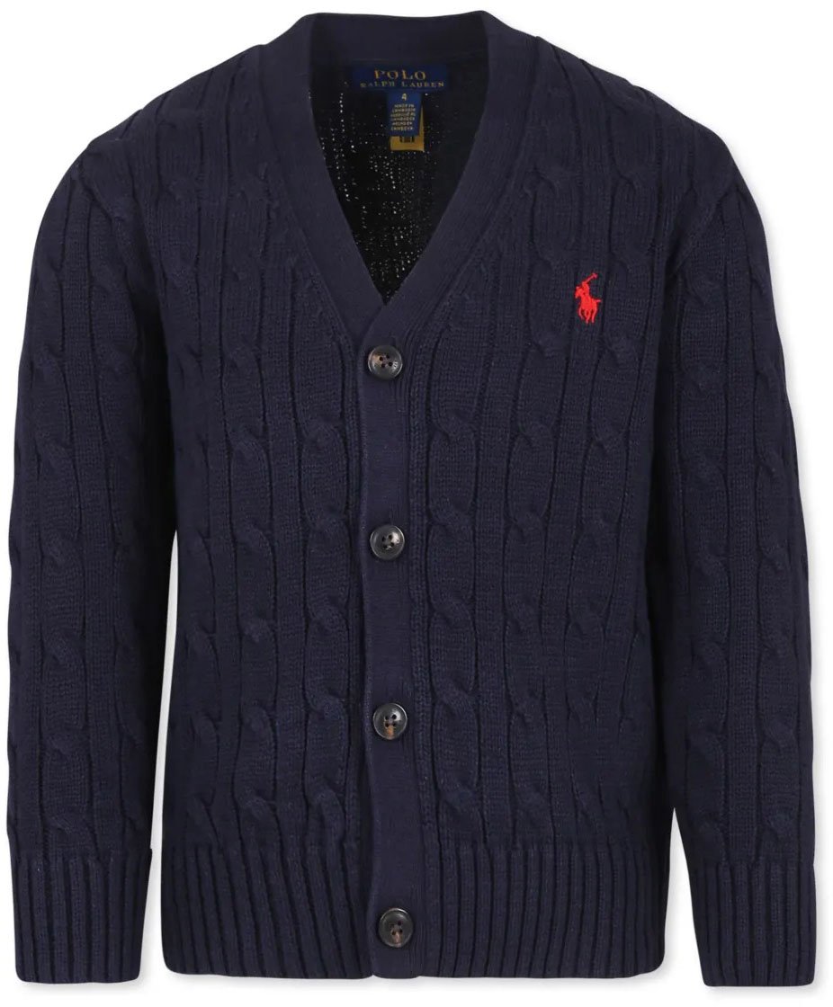 Ralph Lauren cable knit v neck cardigan divers Divers