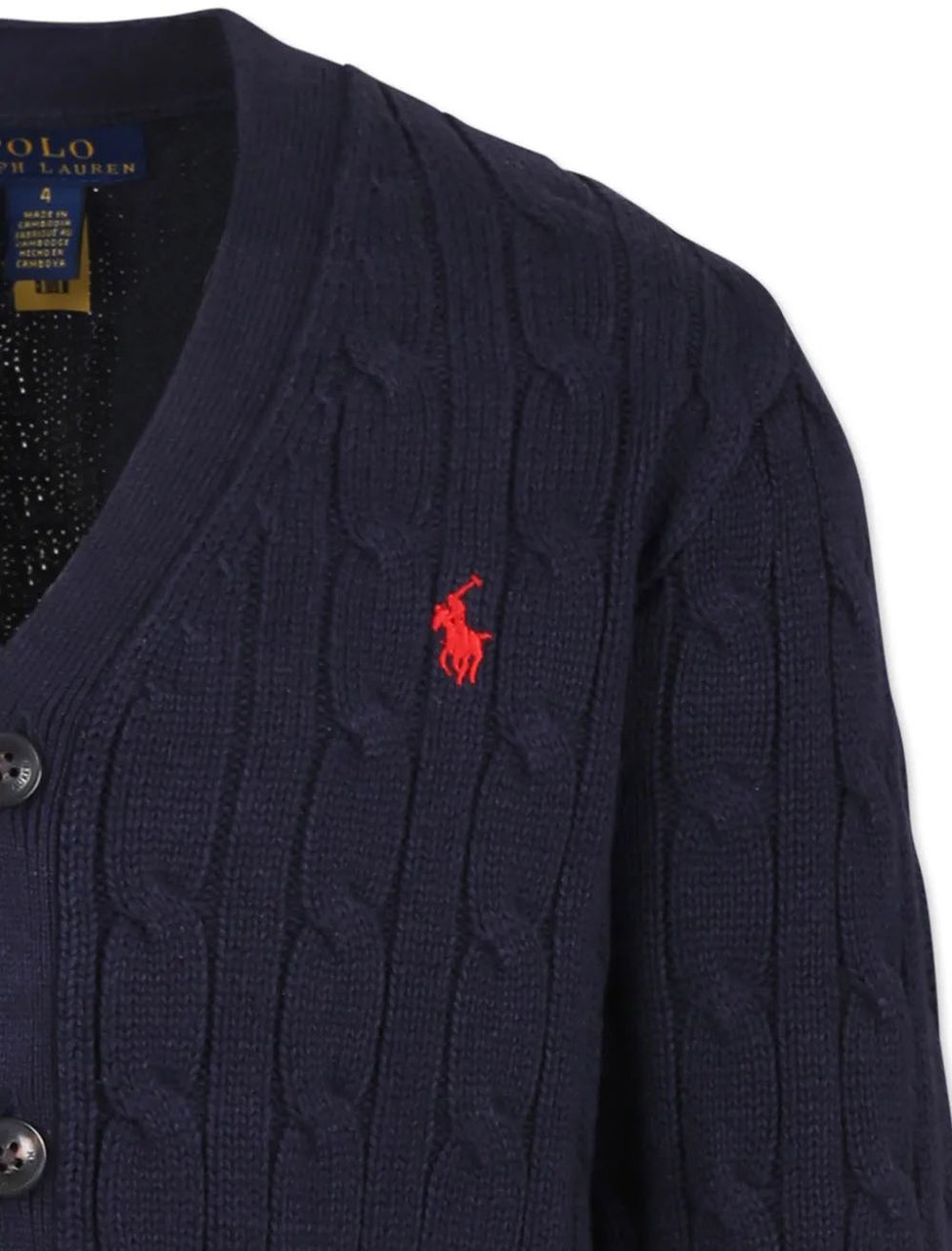 Ralph Lauren cable knit v neck cardigan divers Divers