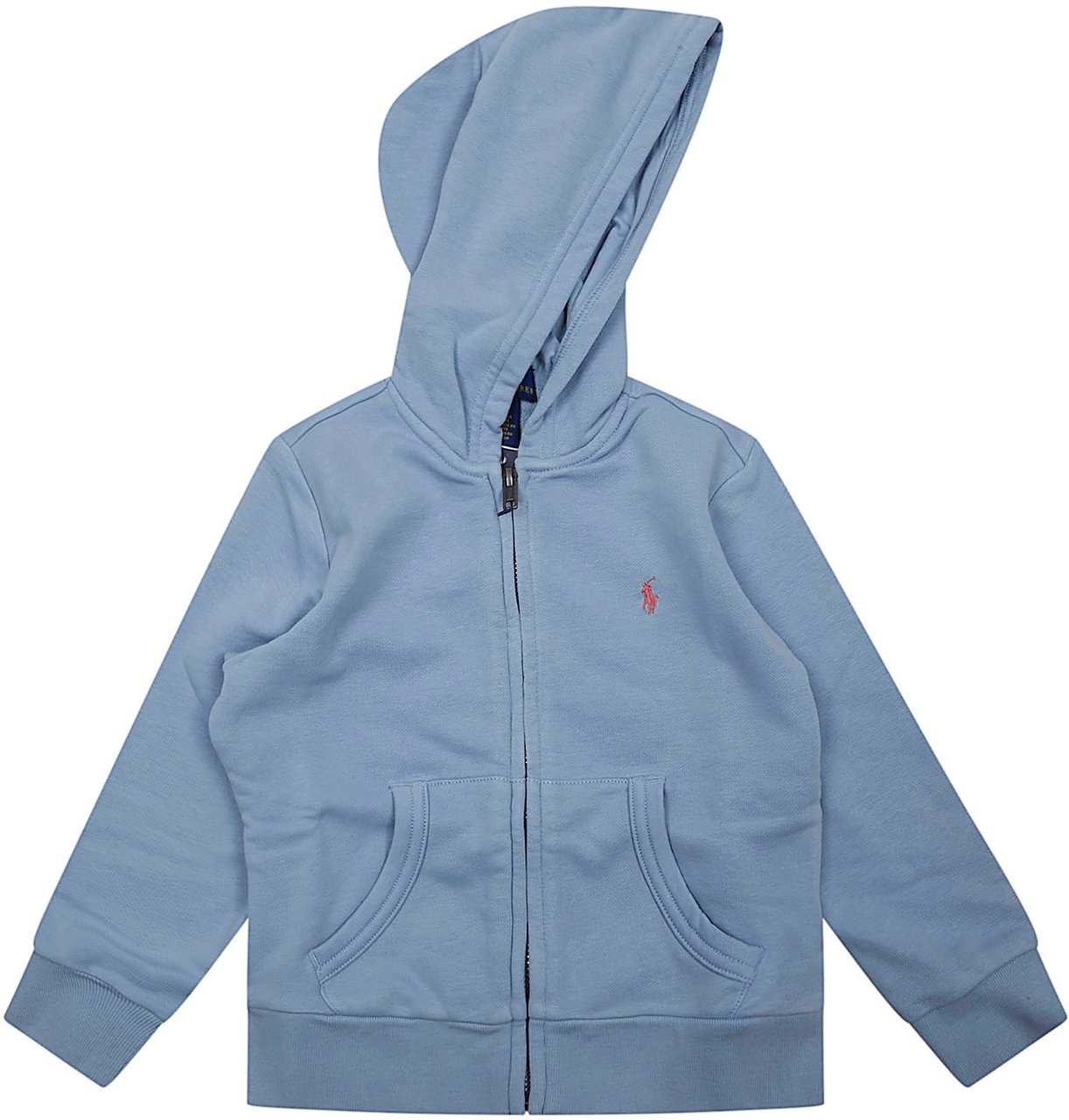 RALPH LAUREN KIDS LS FZ HOOD-KNIT SHIRTS-SWEATSHIRT Lichtblauw