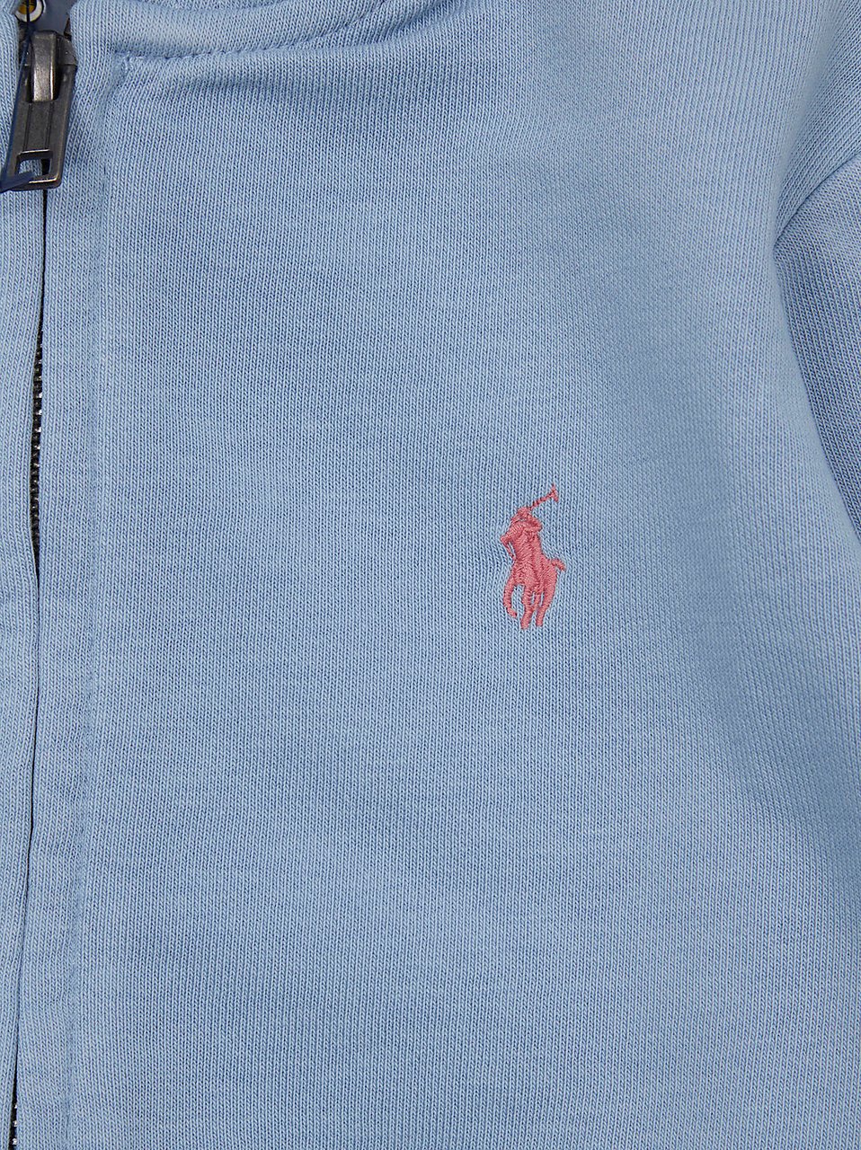 RALPH LAUREN KIDS LS FZ HOOD-KNIT SHIRTS-SWEATSHIRT Lichtblauw