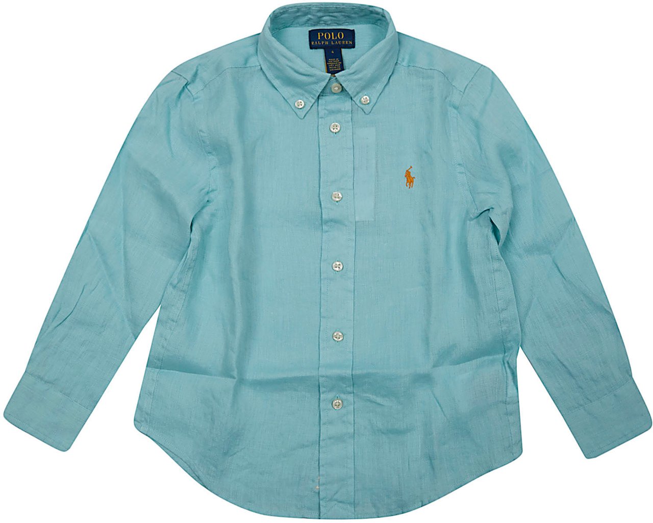 Ralph Lauren RALPH LAUREN KIDS CLBDPPC-SHIRTS-SPORT SHIRT Lichtblauw