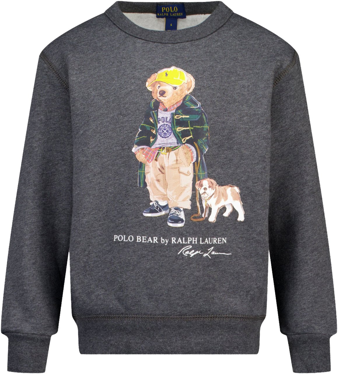 Ralph Lauren Ralph Lauren Kinder Jongens Trui In Antraciet Zwart