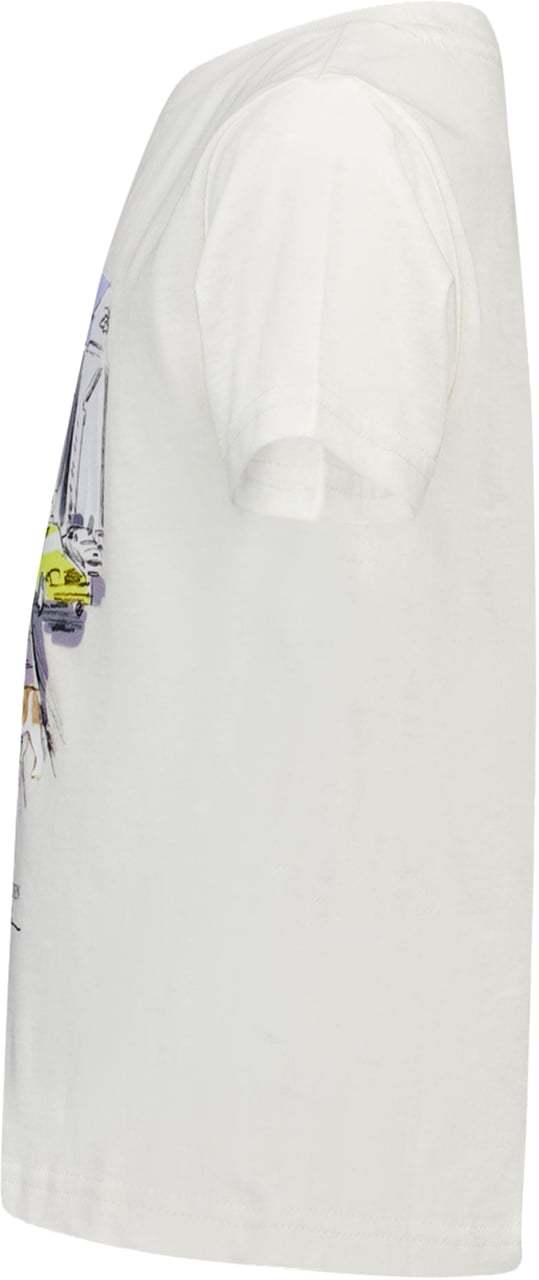 Ralph Lauren Ralph Lauren Kinder Jongens T-Shirt In Off White Wit