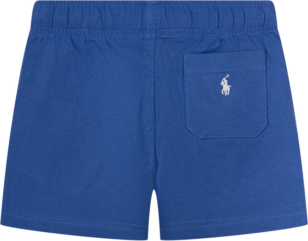Ralph Lauren Shorts con Vita Elasticizzata e Coulisse Blauw