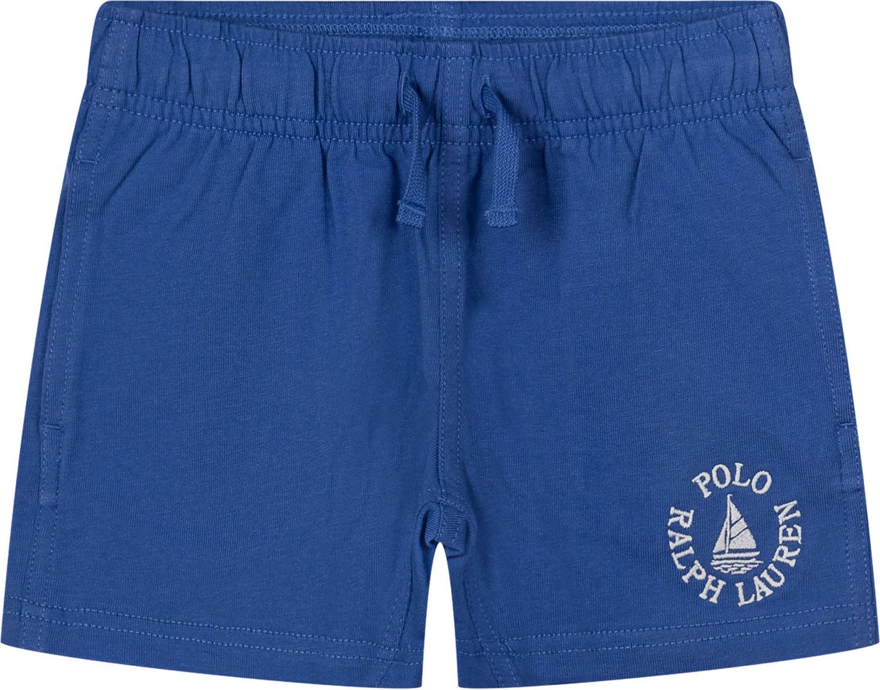 Ralph Lauren Shorts con Vita Elasticizzata e Coulisse Blauw