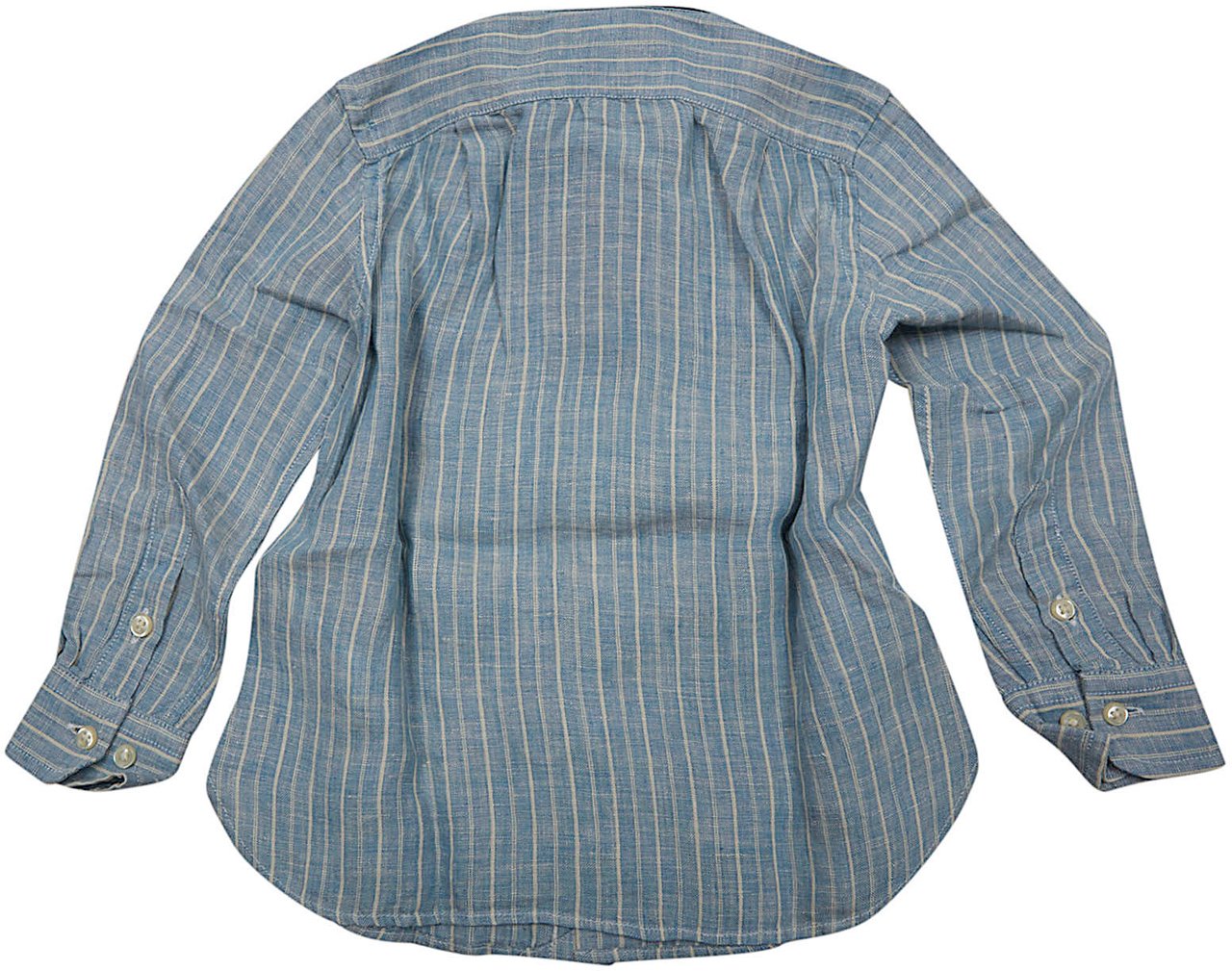 Ralph Lauren RALPH LAUREN KIDS WOVEN-SPORT SHIRT-SHIRT Lichtblauw