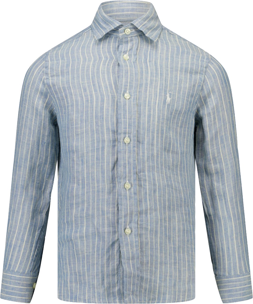 Ralph Lauren Kinder Jongens Blouse In Licht Blauw Blauw