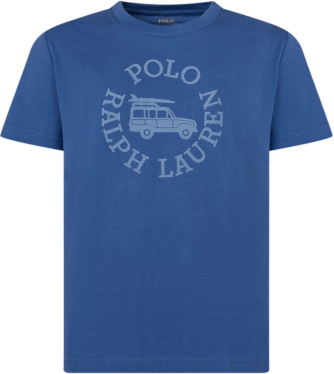Ralph Lauren T-shirt con Stampa Grafica Frontale Blauw