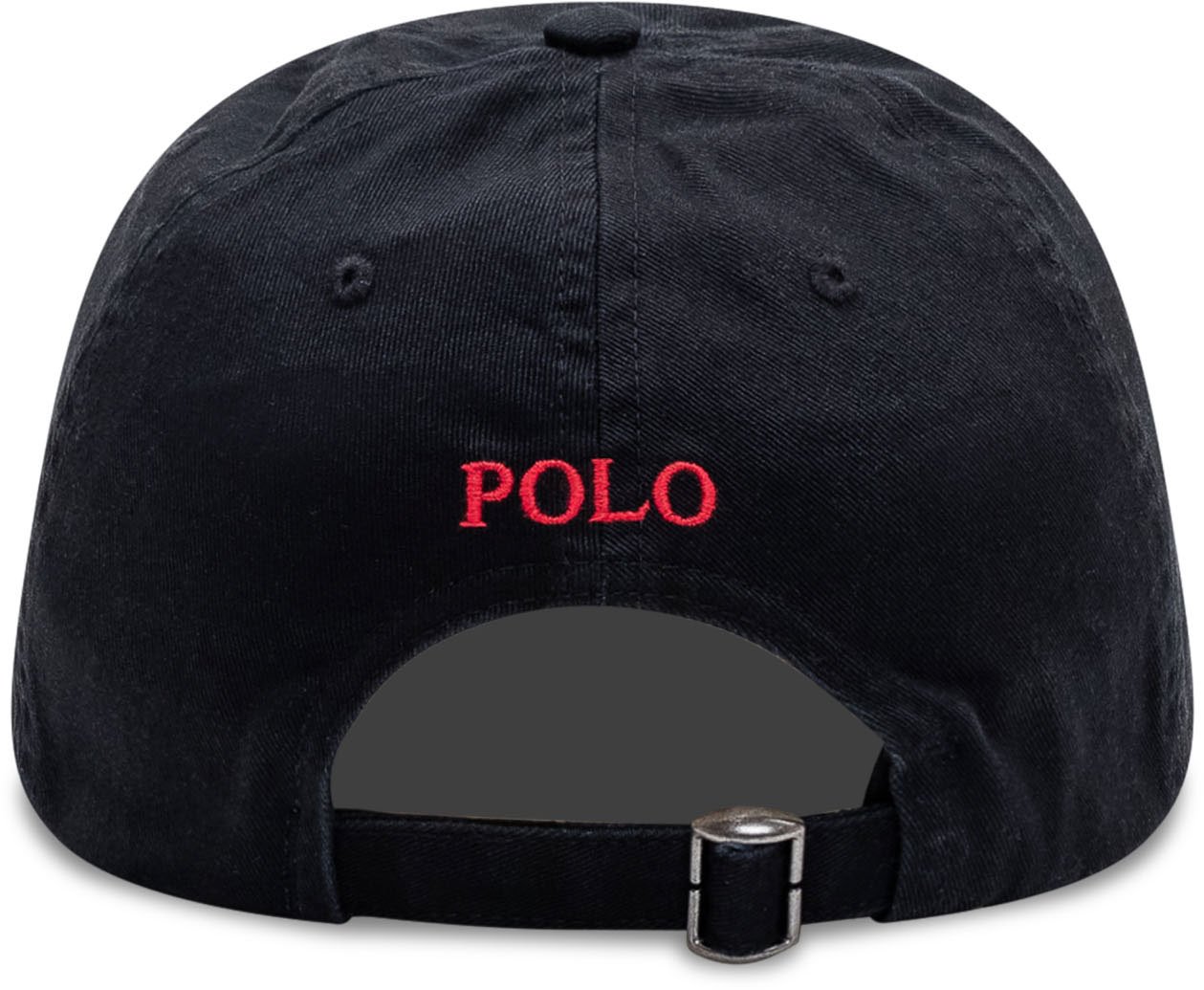 Ralph Lauren Cappellino Classico in Cotone con Logo Ricamato Zwart