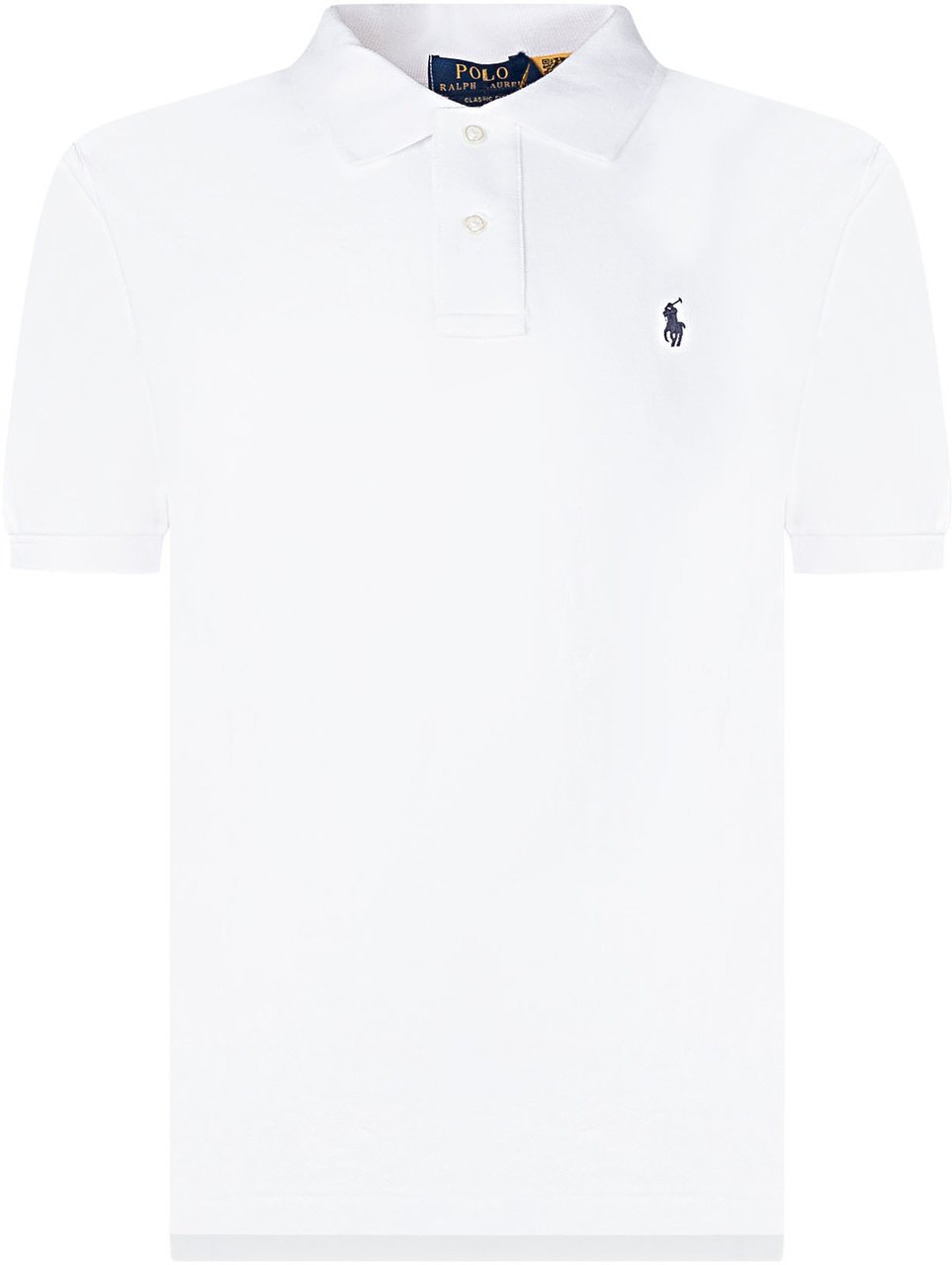 Ralph Lauren Polo Bambino in Cotone Piqué Wit