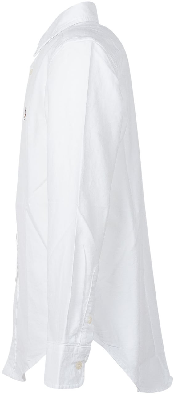 Ralph Lauren Camicia Bambino in Cotone con Colletto Button-Down Wit