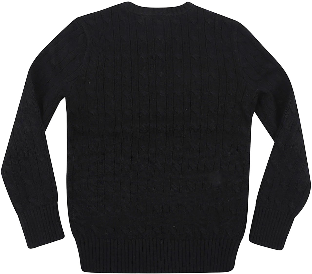 Ralph Lauren RALPH LAUREN KIDS LS CABLE CN-TOPS-SWEATER Zwart