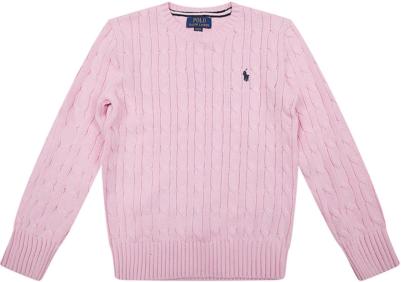 Ralph Lauren RALPH LAUREN KIDS LS CABLE CN-TOPS-SWEATER Paars