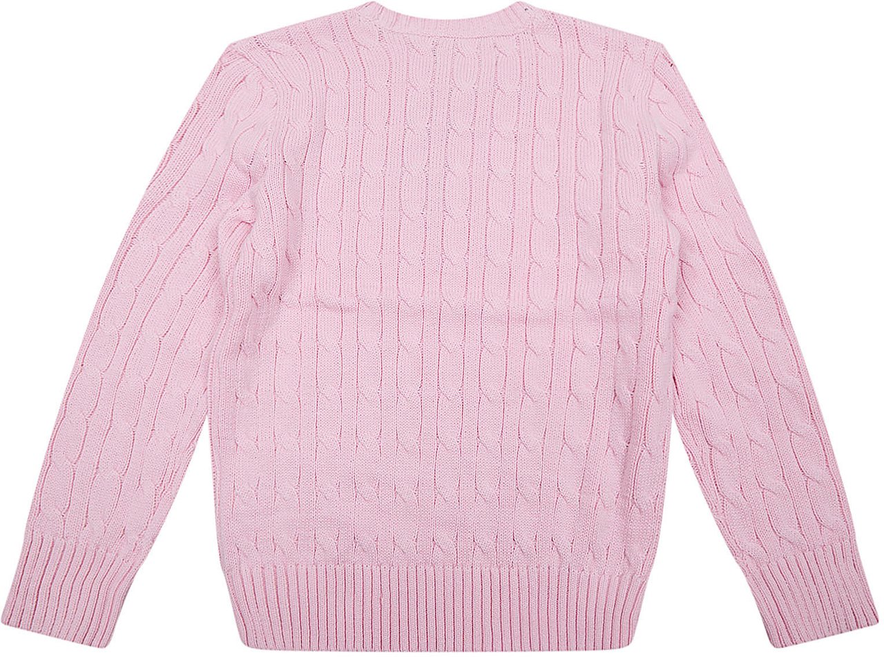 Ralph Lauren RALPH LAUREN KIDS LS CABLE CN-TOPS-SWEATER Paars