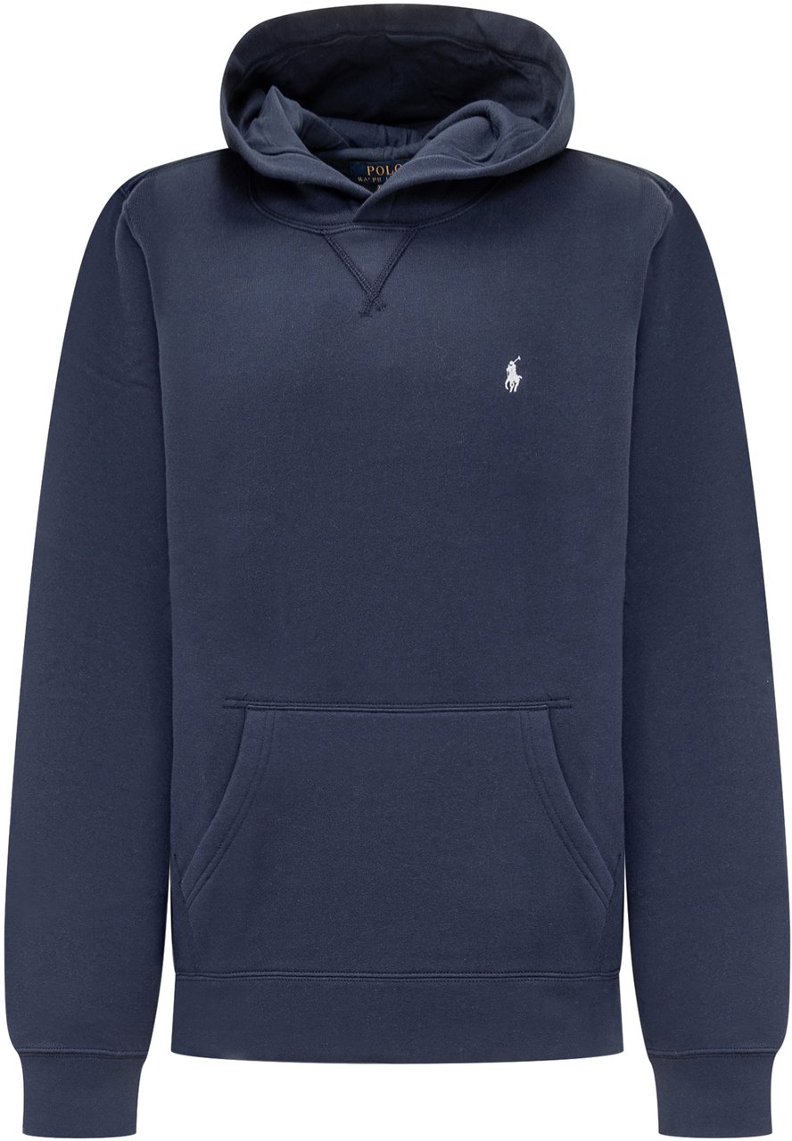 Ralph Lauren Felpa Blu con Cappuccio Polo Ralph Lauren Blauw