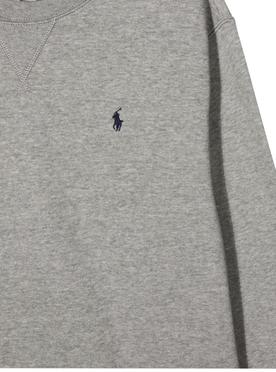 Ralph Lauren ls top knit darkgray Donkergrijs