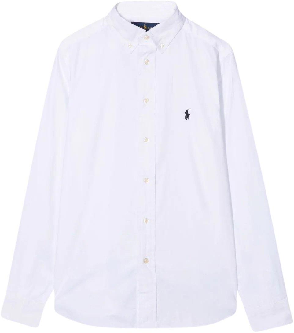 Ralph Lauren slim fit top white Wit