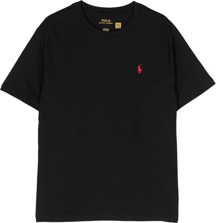 Ralph Lauren ss top tshirt black Zwart