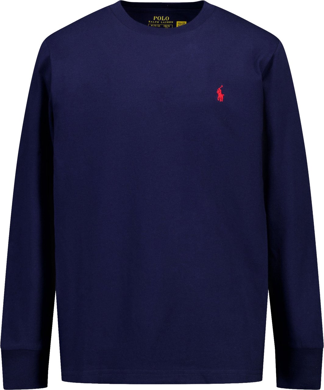 Ralph Lauren Kinder Jongens T-Shirt In Navy Blauw