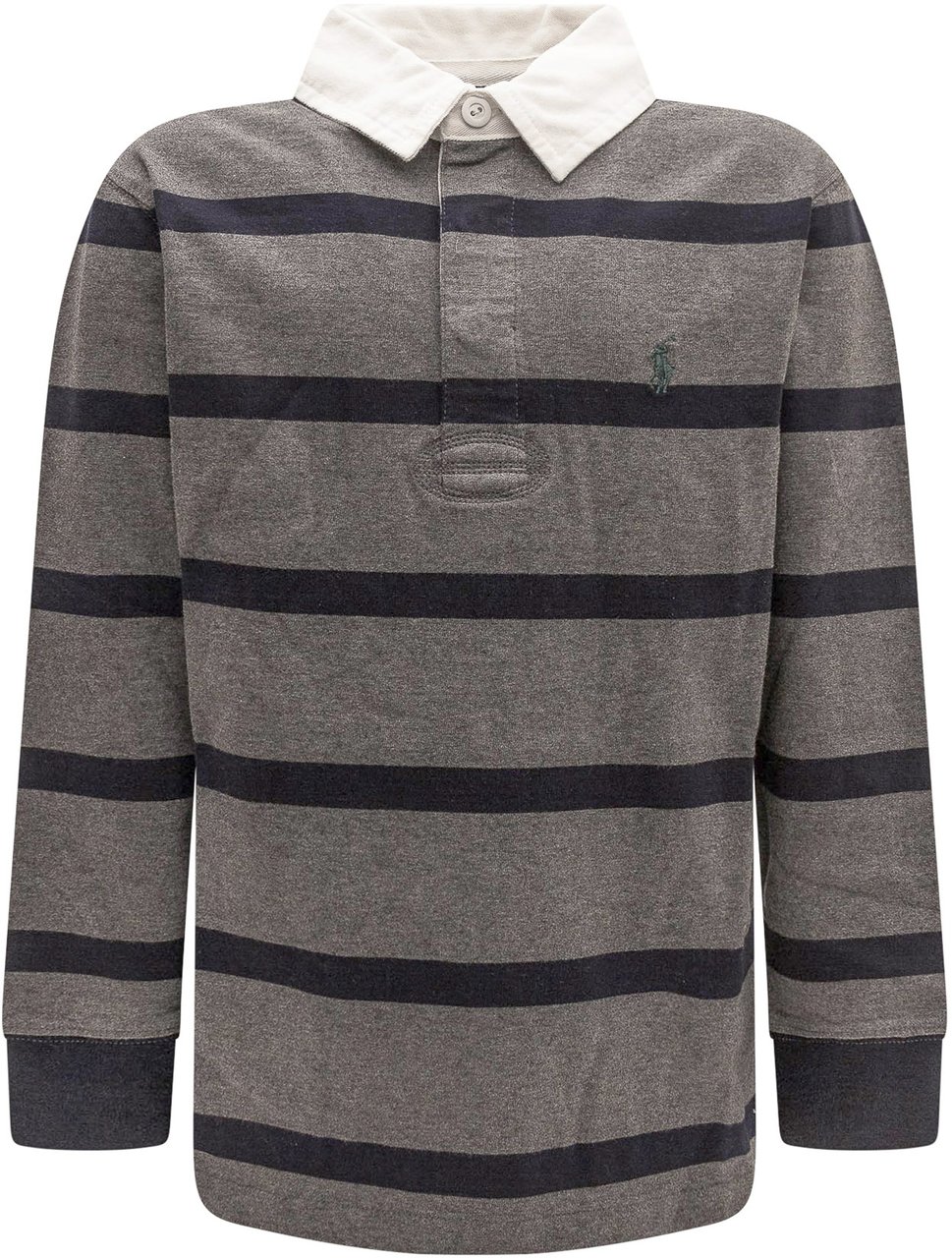 Ralph Lauren Camicia Rugby con Logo Grijs
