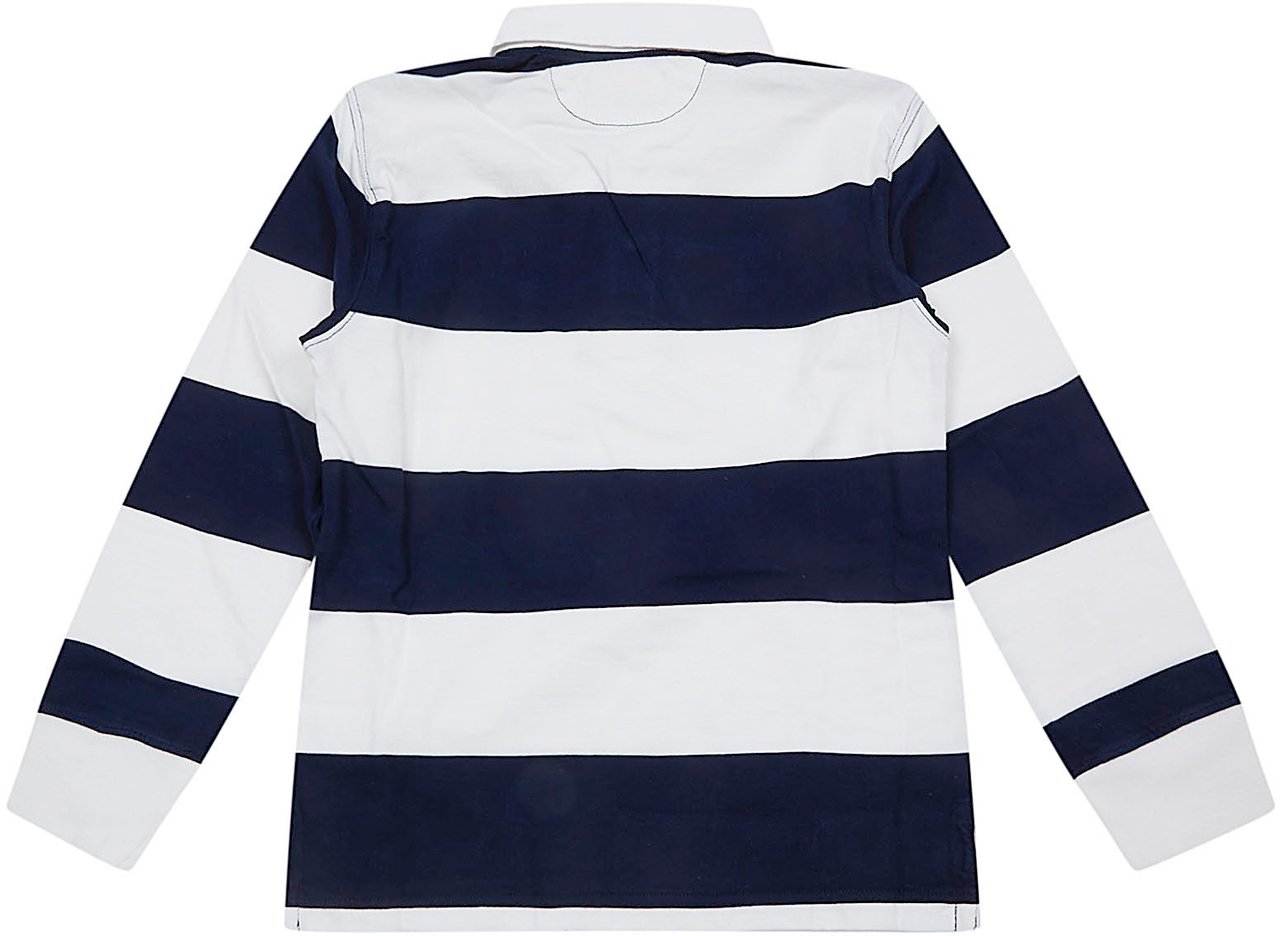 RALPH LAUREN KIDS LS YD RUGBY-KNIT SHIRTS-RUGBY Wit