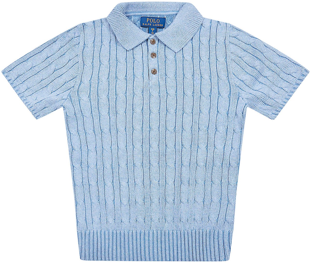 Ralph Lauren RALPH LAUREN KIDS SS CLASS CBL-SWEATER-PULLOVER Lichtblauw