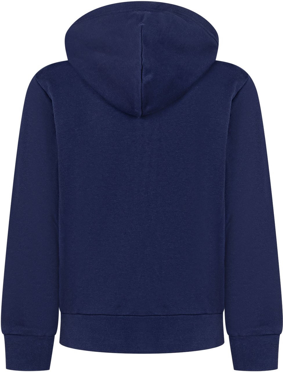 Ralph Lauren Felpa Bambino con Cappuccio e Zip in Cotone Navy