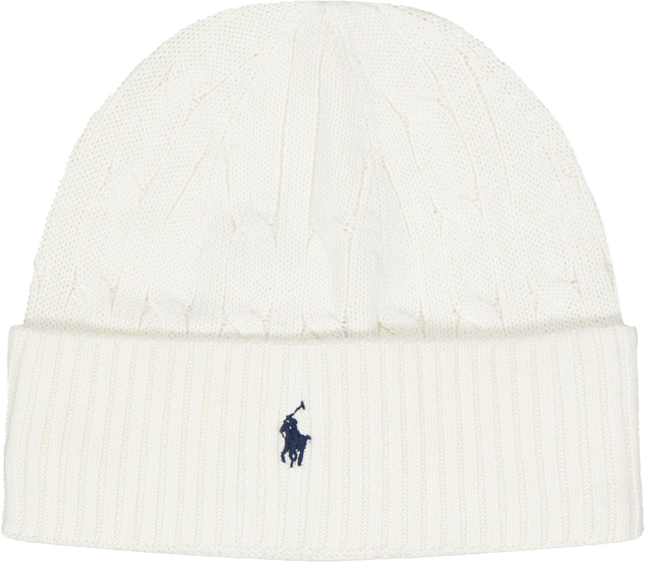 Ralph Lauren Ralph Lauren Kinder Unisex Muts In Off White Wit